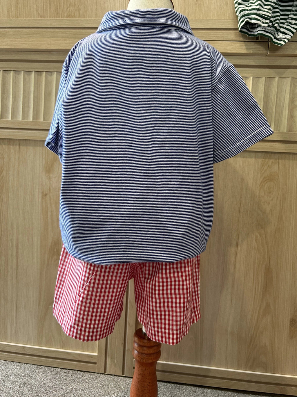 Red Ginghan Shorts