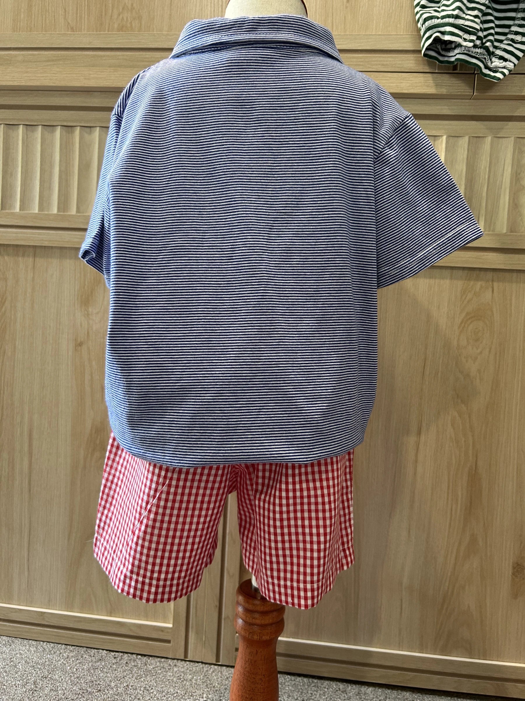 Red Ginghan Shorts