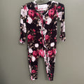 Black floral sleeper