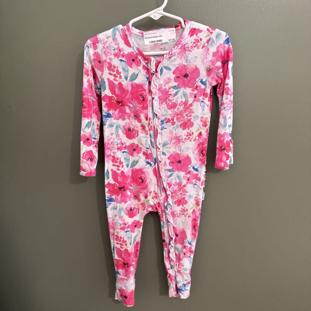 Pink floral sleeper