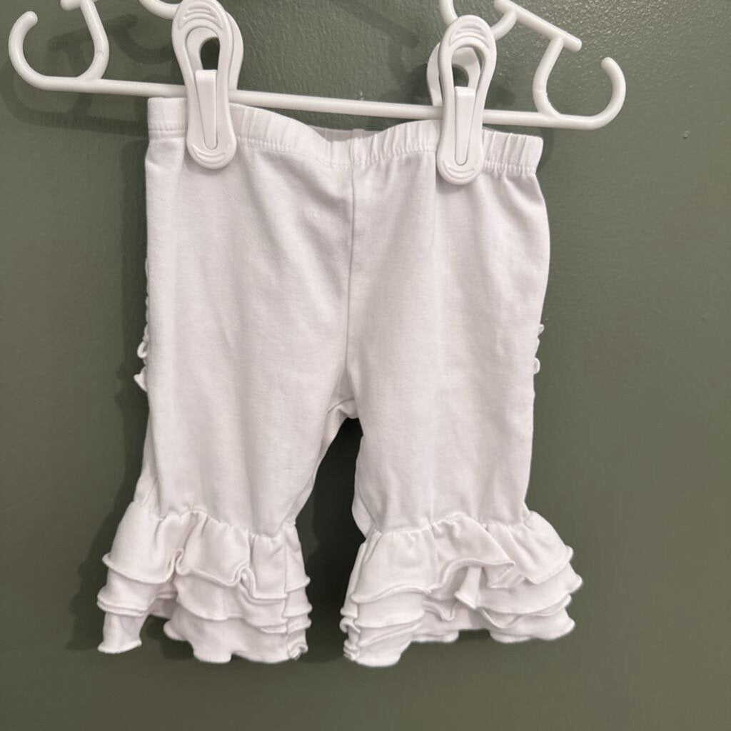 RuffleButts white capris
