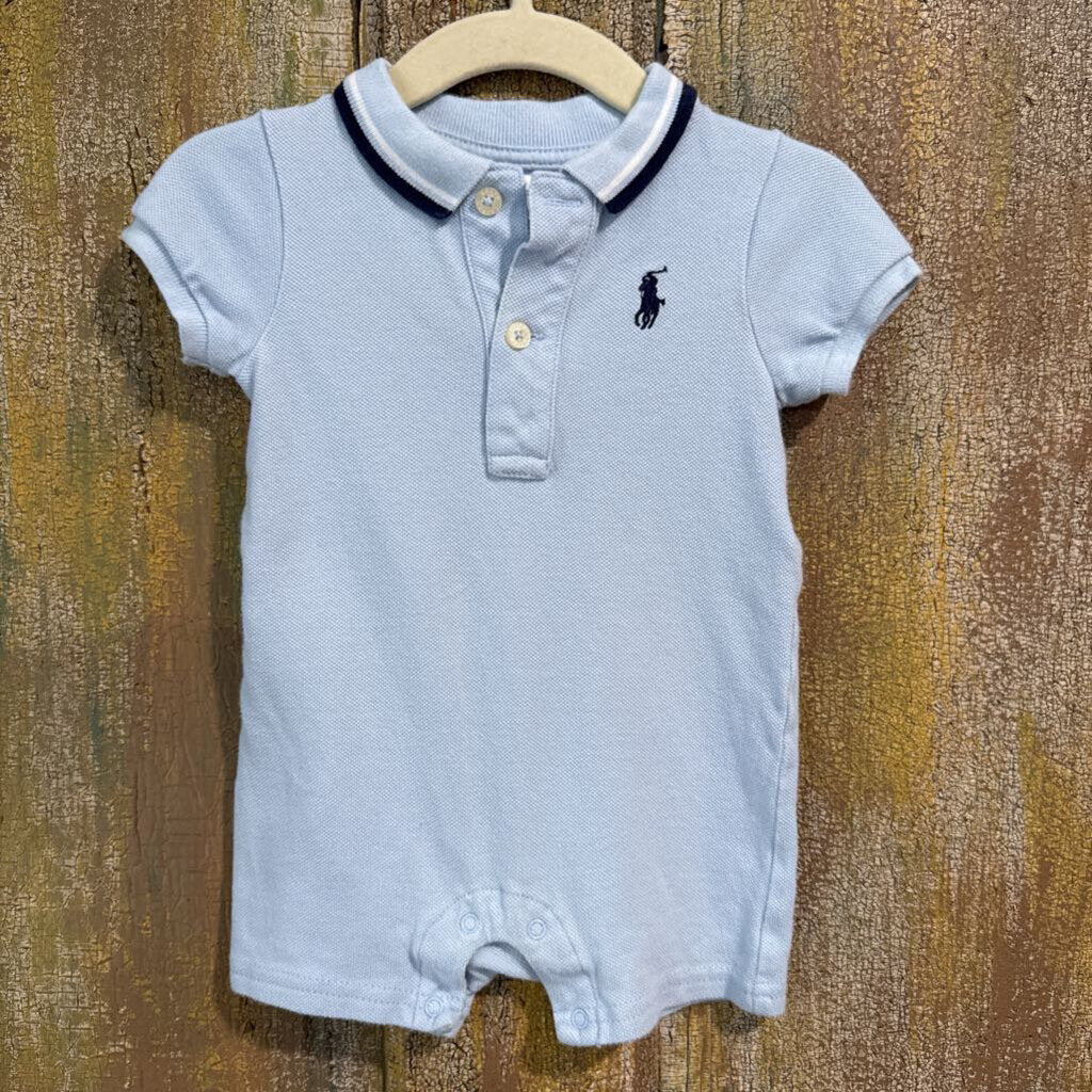 blue polo jumper