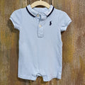 blue polo jumper