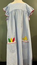 Ruffle Girl School Dress