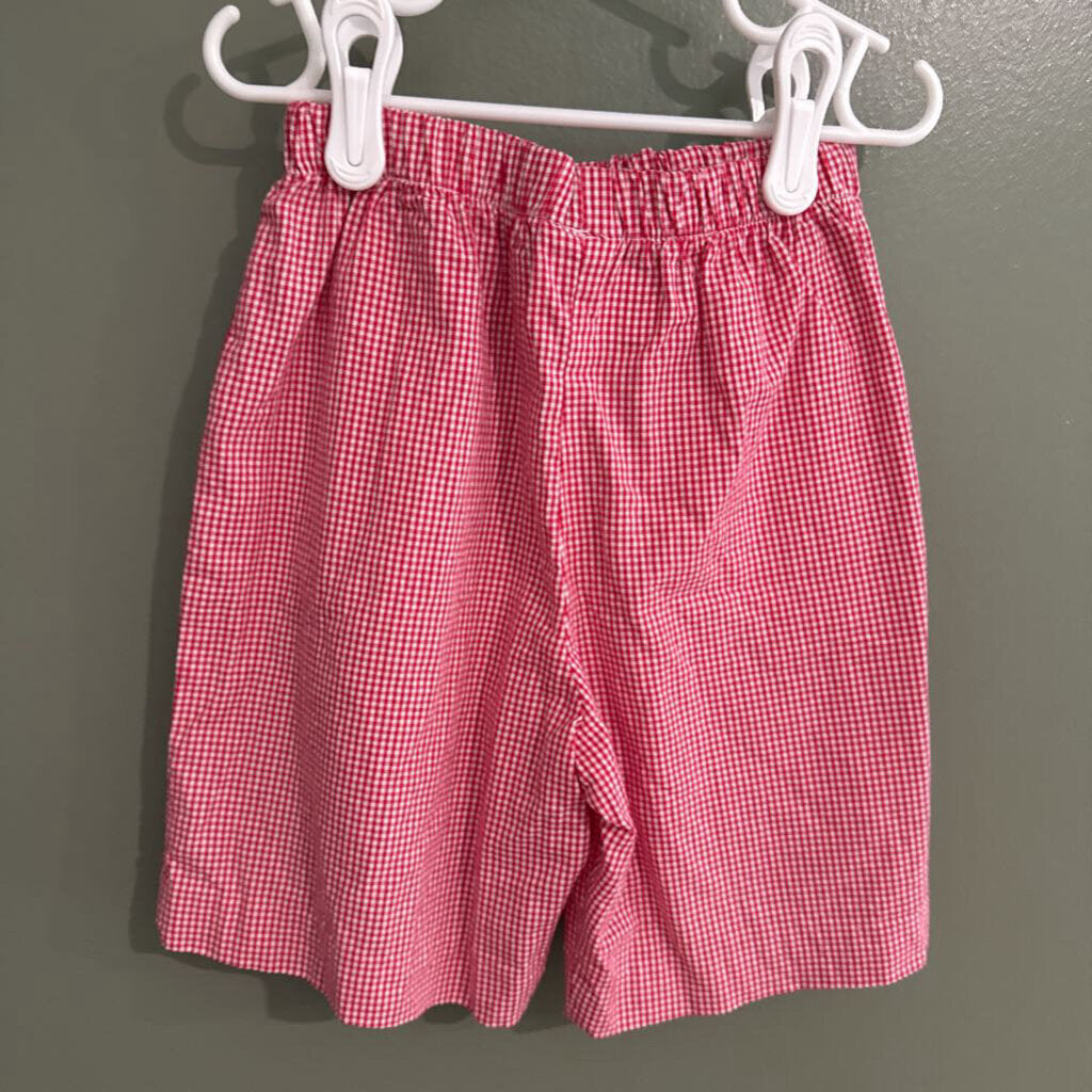 red gingham bailey boys shorts