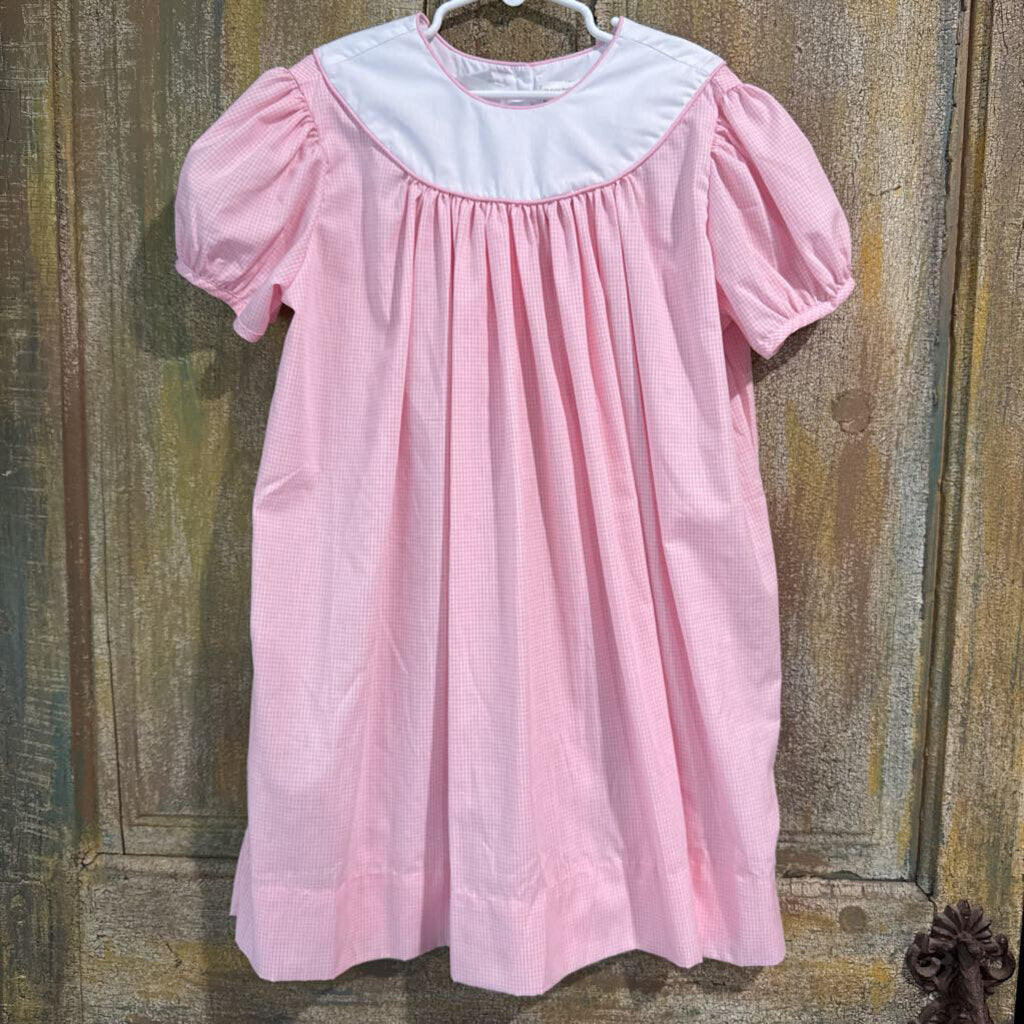 pink gingham dress