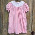 pink gingham dress