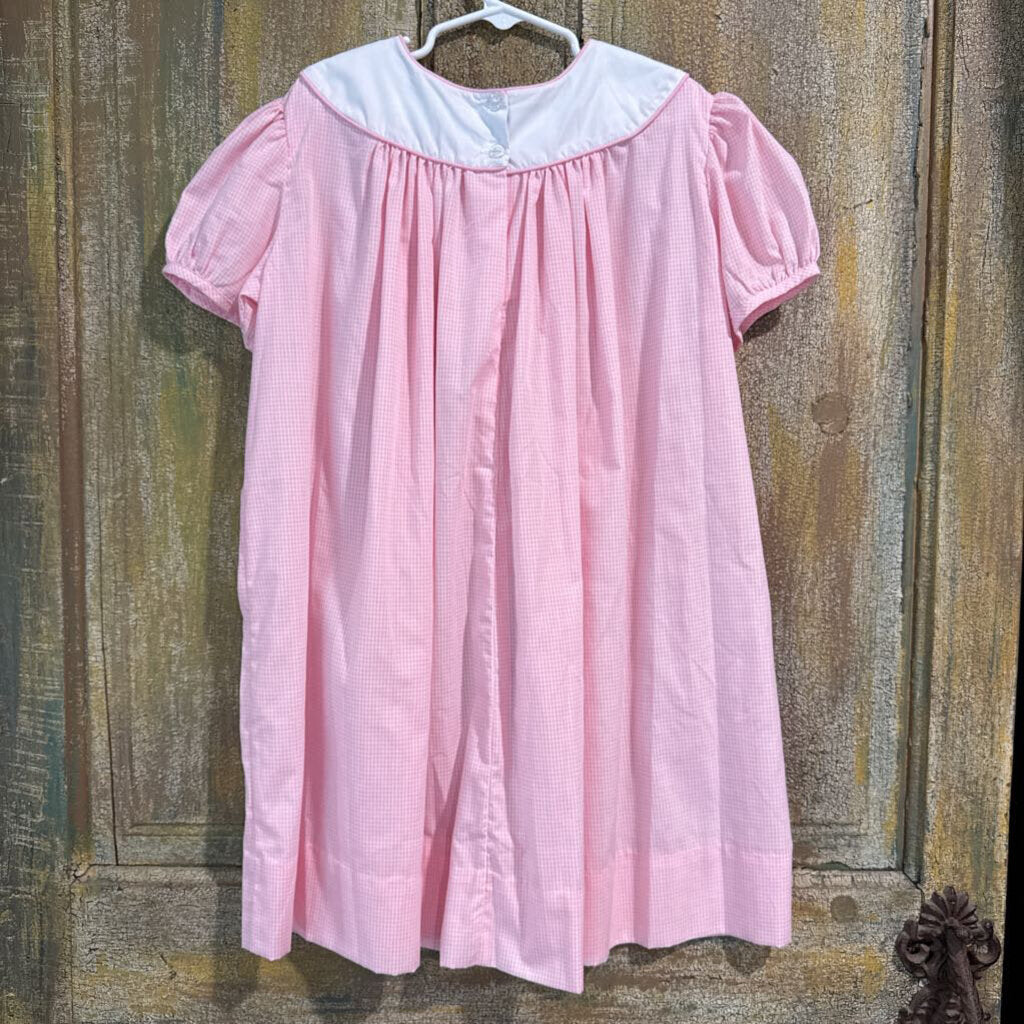 pink gingham dress