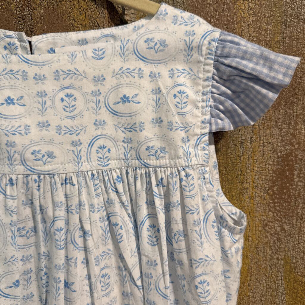 hannah kate blue and white shirt