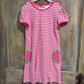 watermelon knit dress