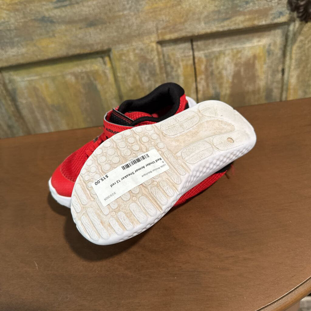 Red Under Armor Sneaker