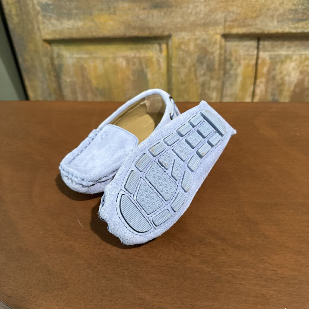 dusty blue loafers