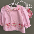 pink floral shirt with bloomers