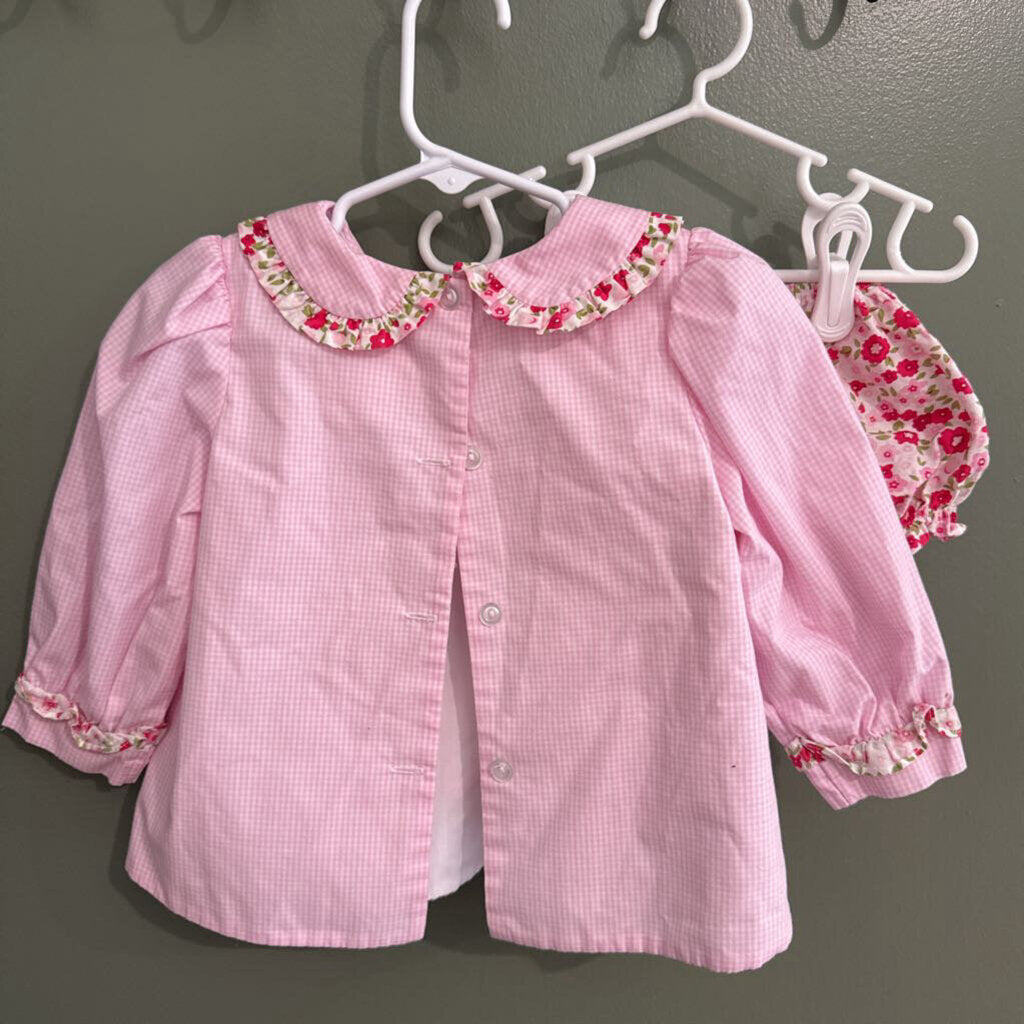 pink floral shirt with bloomers