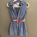 denim dress with bloomers