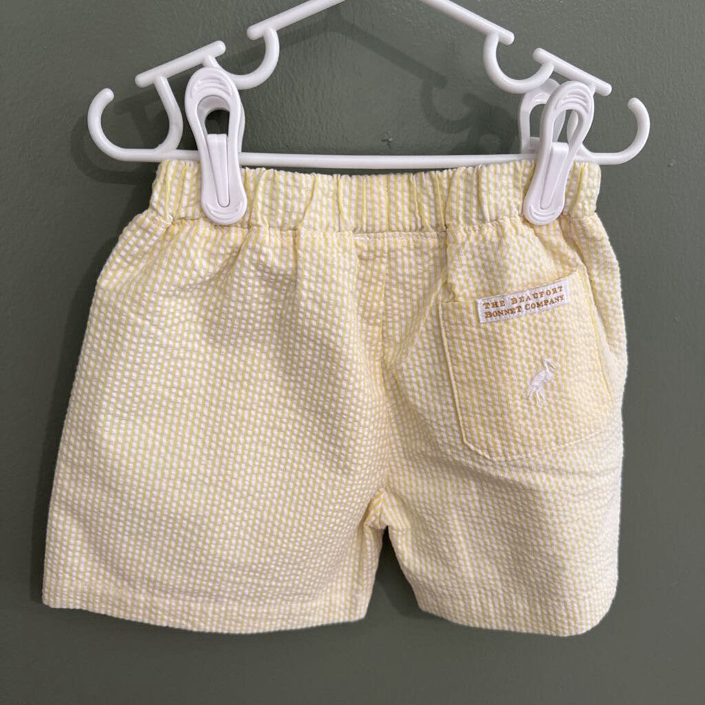 TBBC Yellow Seersucker Short