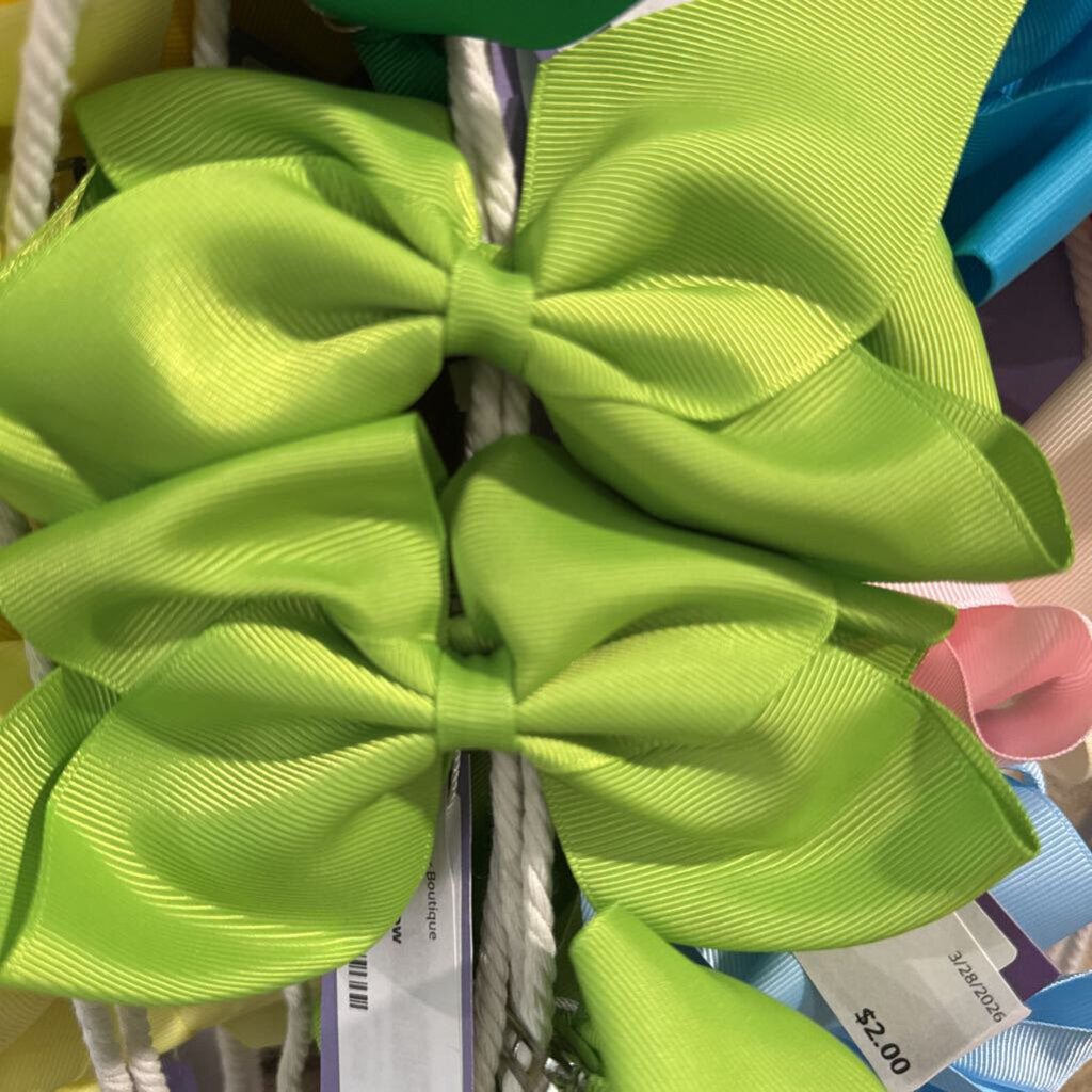 Lime Green Bow