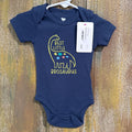 Navy Dino Onesie
