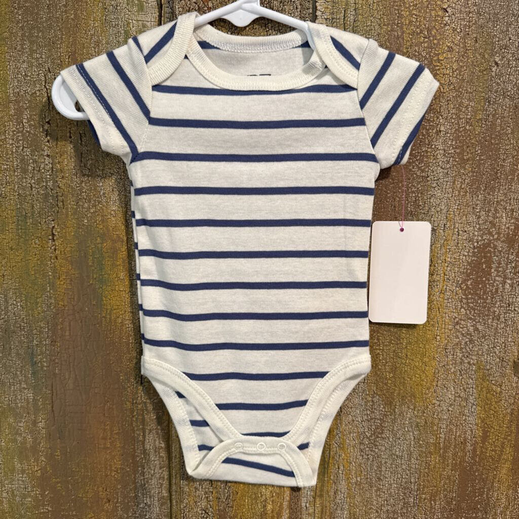 Navy Stripe Onsesie