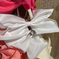 white bow