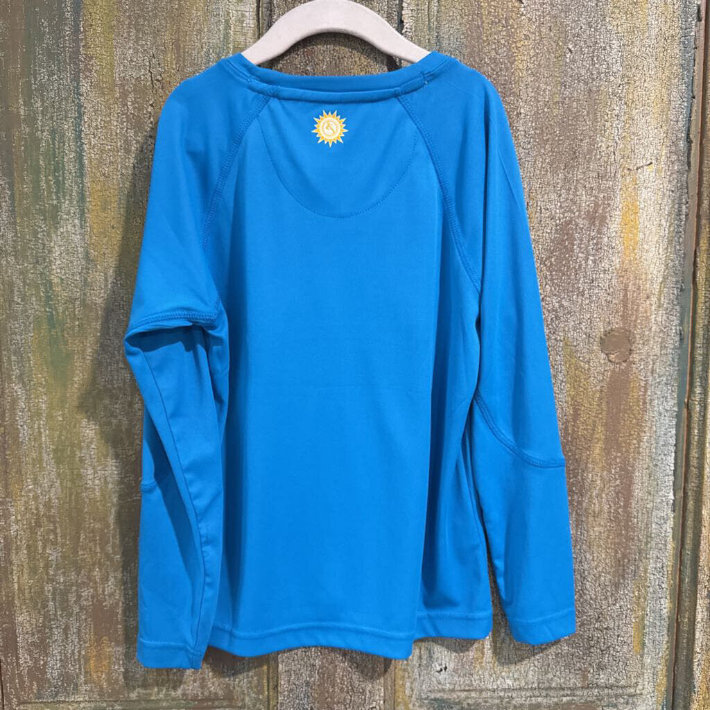 Blue fishing shirt