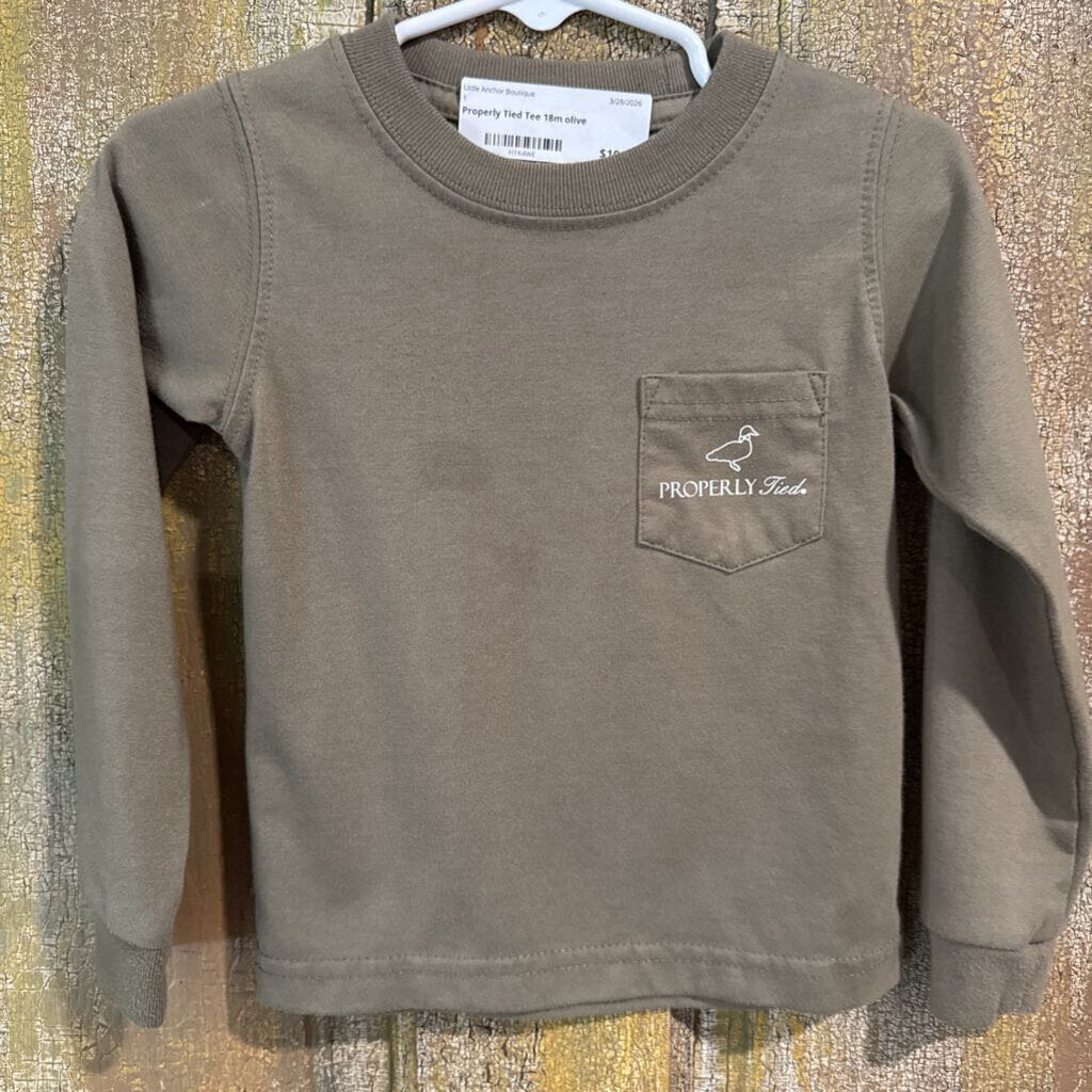 Properly Tied 'dog and gator' long sleeve