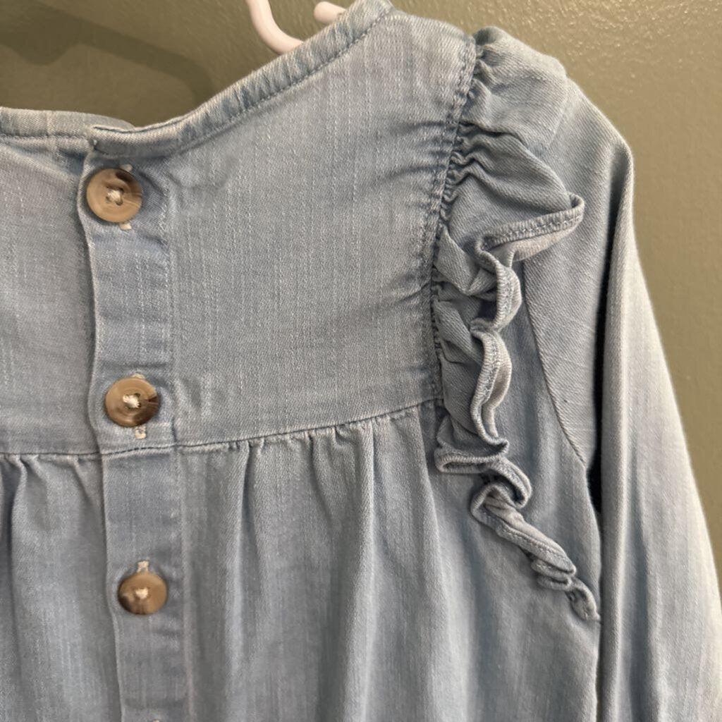 Ruffle Butts Denim Shirt
