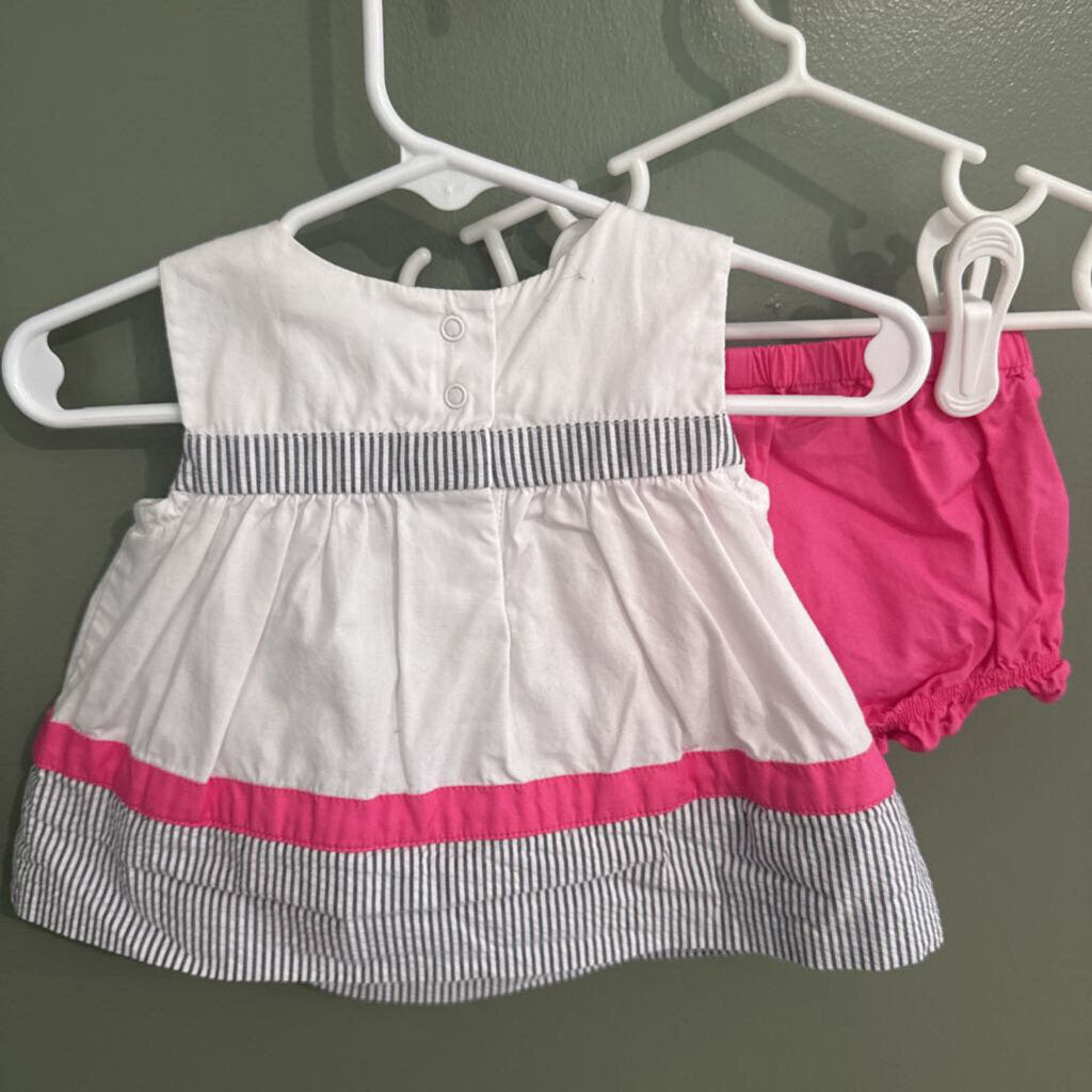 Pink Rose dress w/bloomers