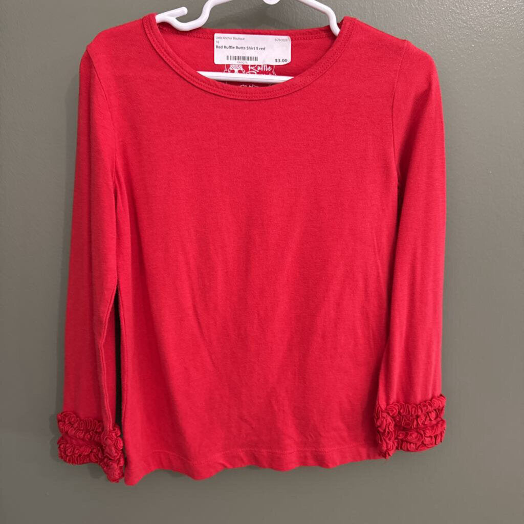 Red Ruffle Butts Shirt