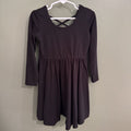 Black knit dress