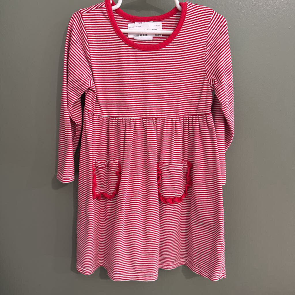 Stitchy Fish Red Stripe Dress