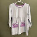Stitchy Fish striped shirt