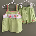 Smocked Flamingo Short Set