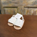 white sandal