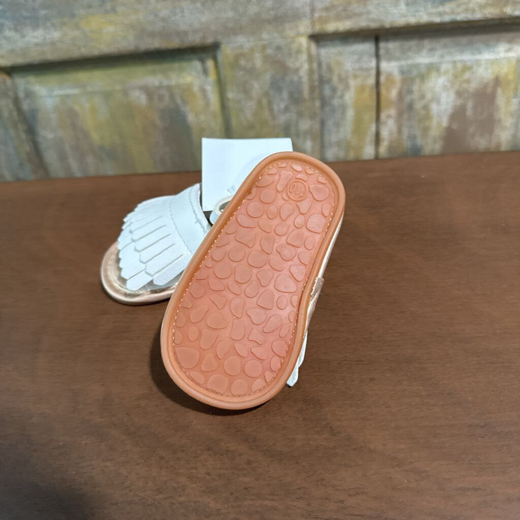 white sandal
