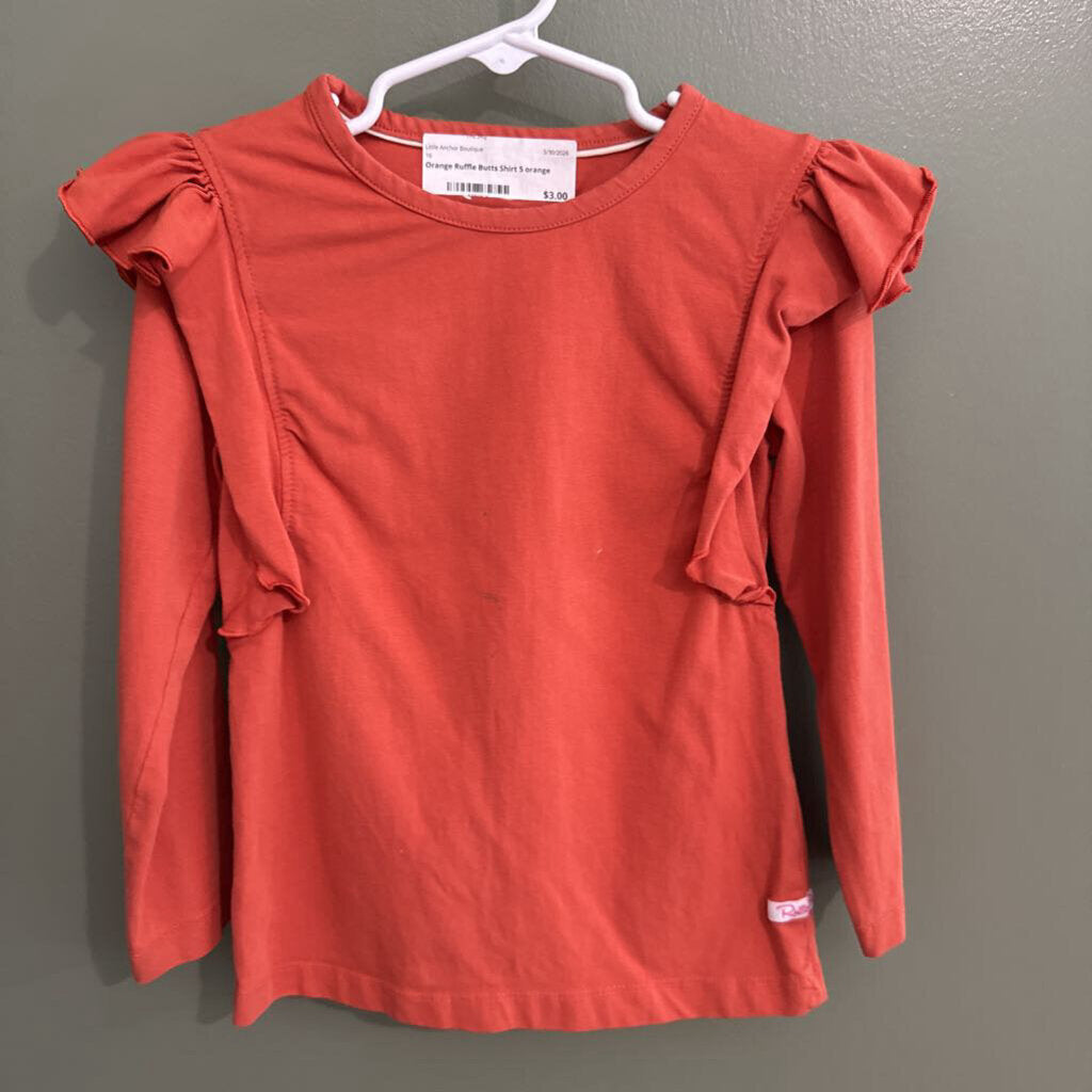Orange Ruffle Butts Shirt
