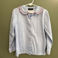 Blue peter pan collar shirt