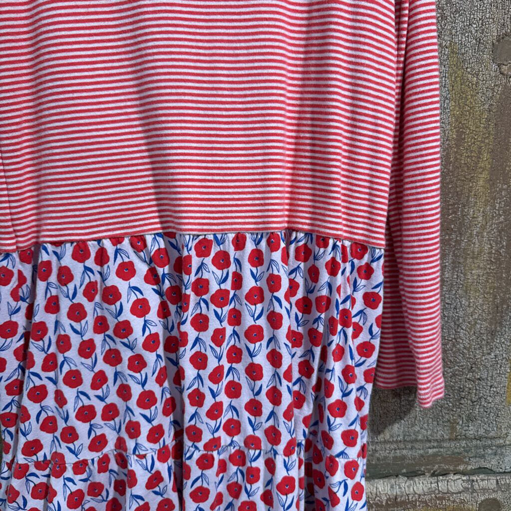 Red poppy dress