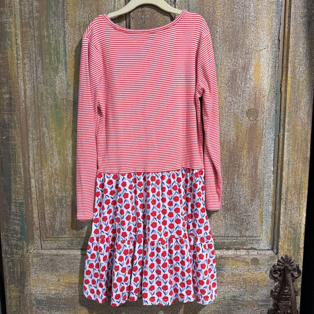 Red poppy dress