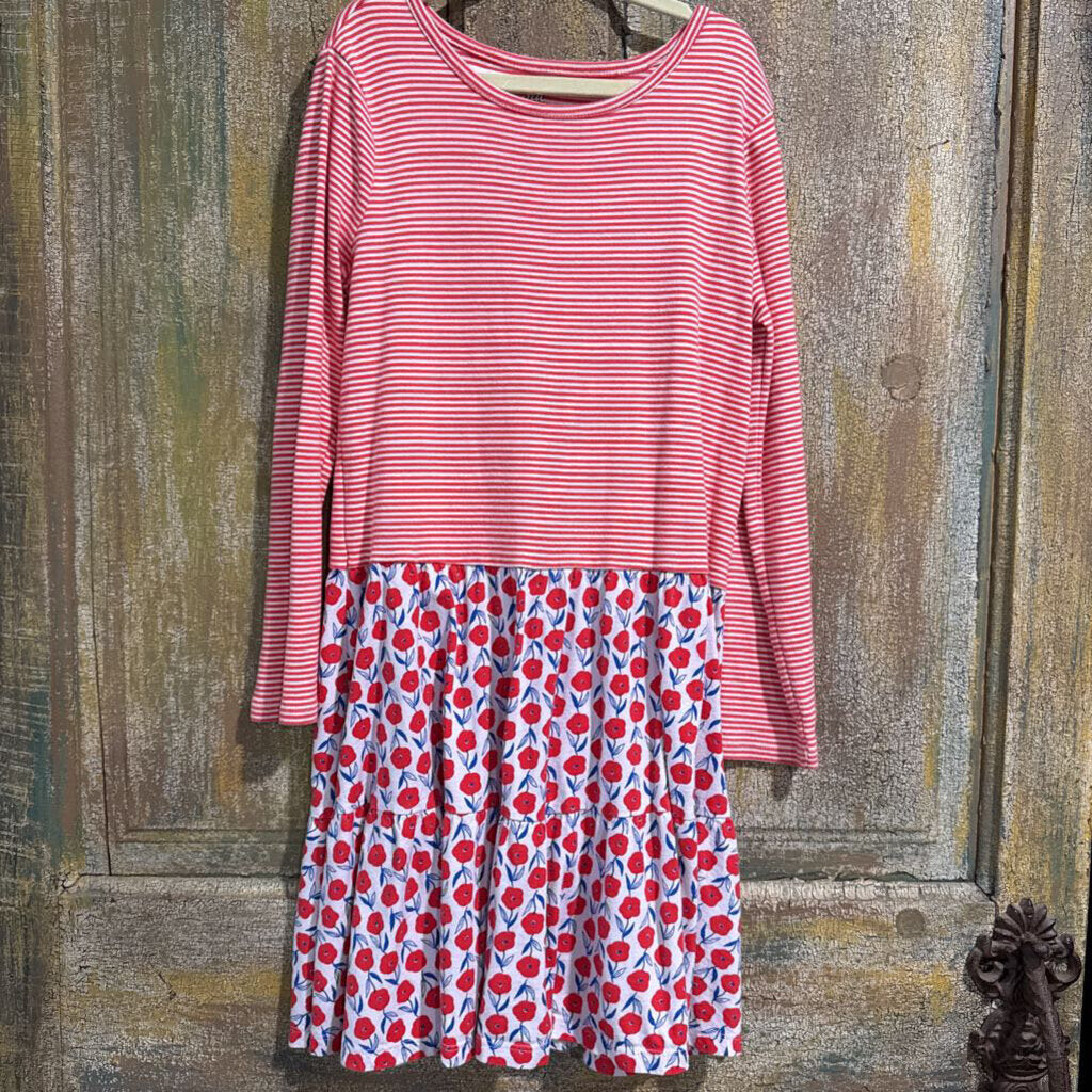 Red poppy dress