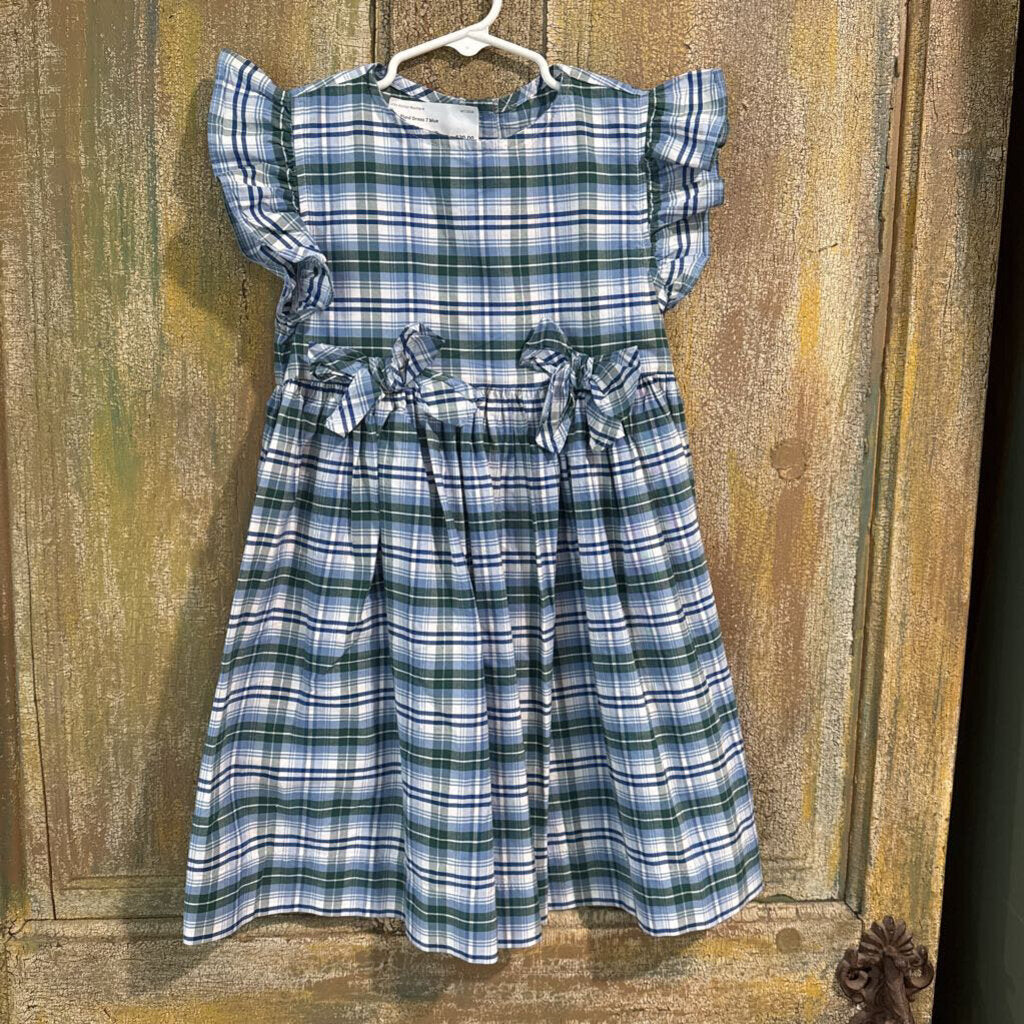Blue Plaid Dress
