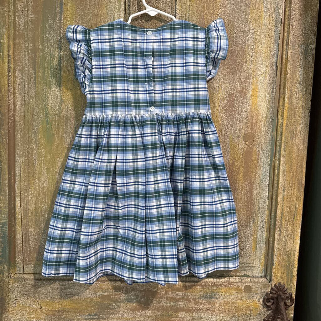 Blue Plaid Dress
