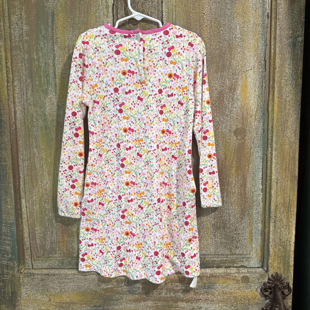Pink floral dress