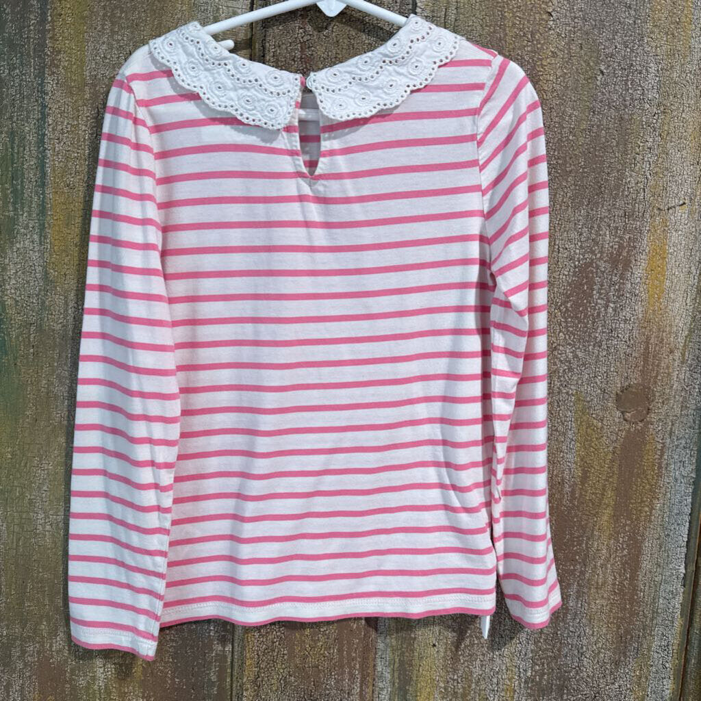 pink stripe shirt