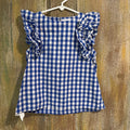 blue plaid shirt