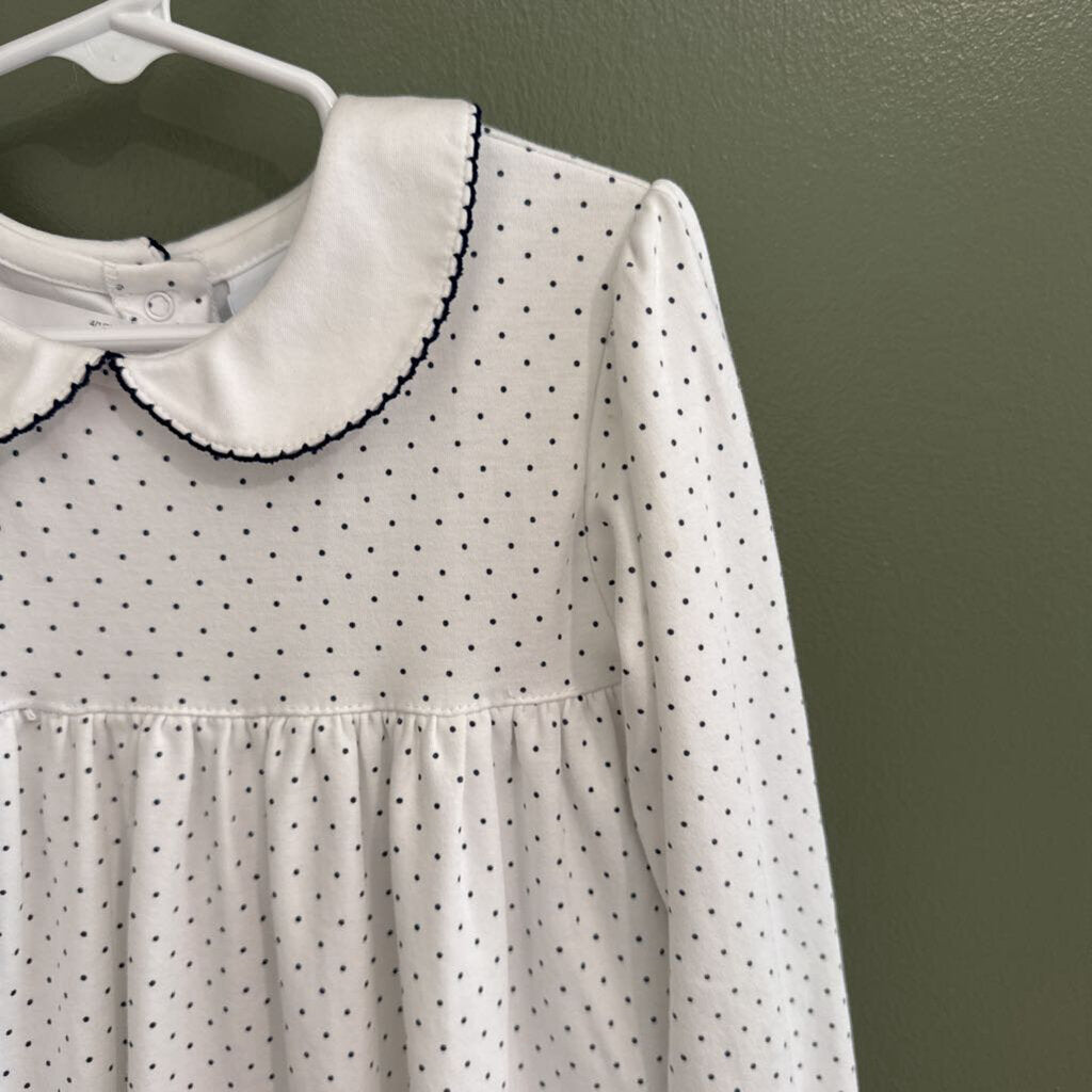white dot dress