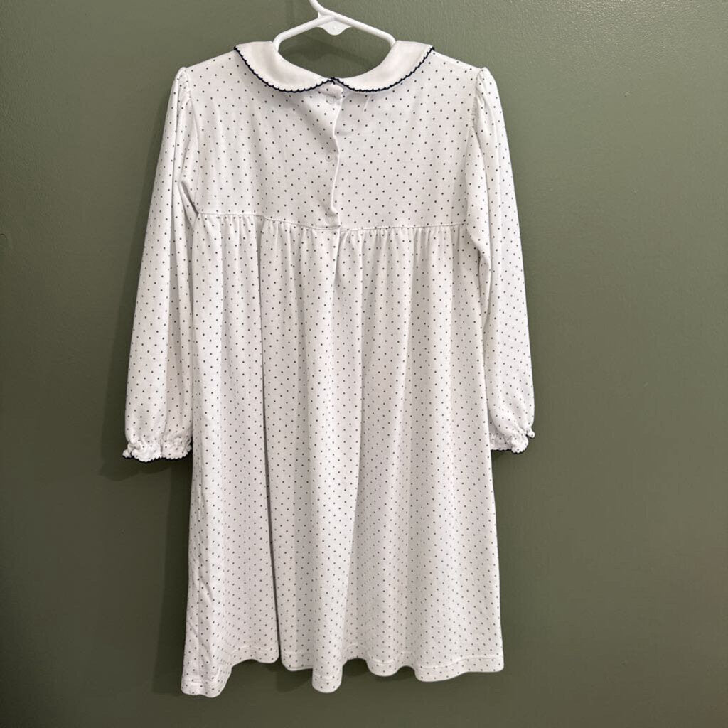white dot dress