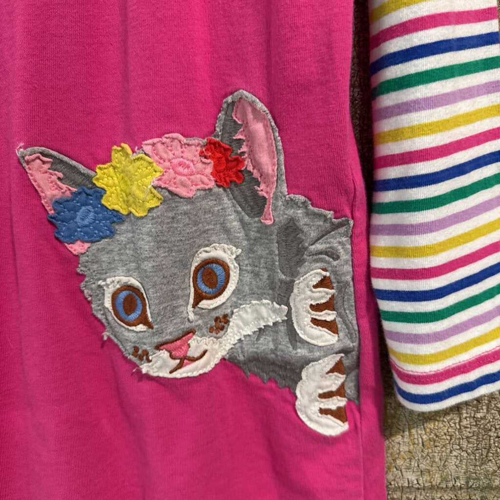 Pink cat dress