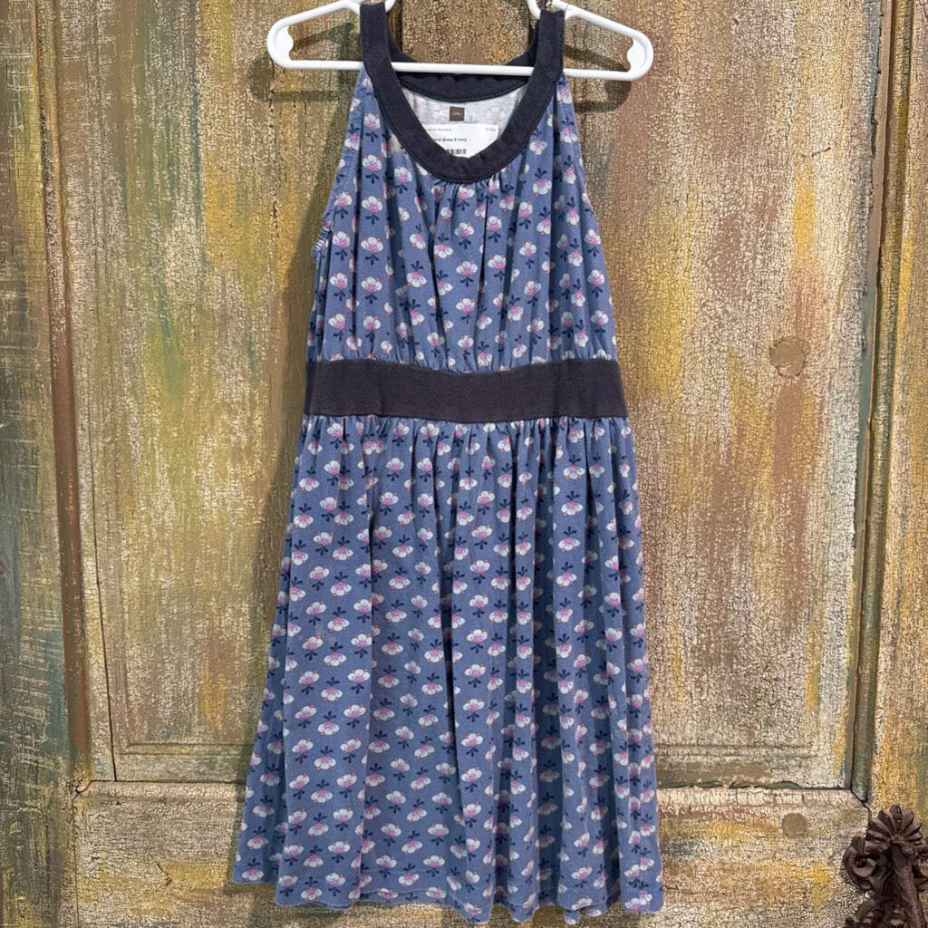 navy floral dress