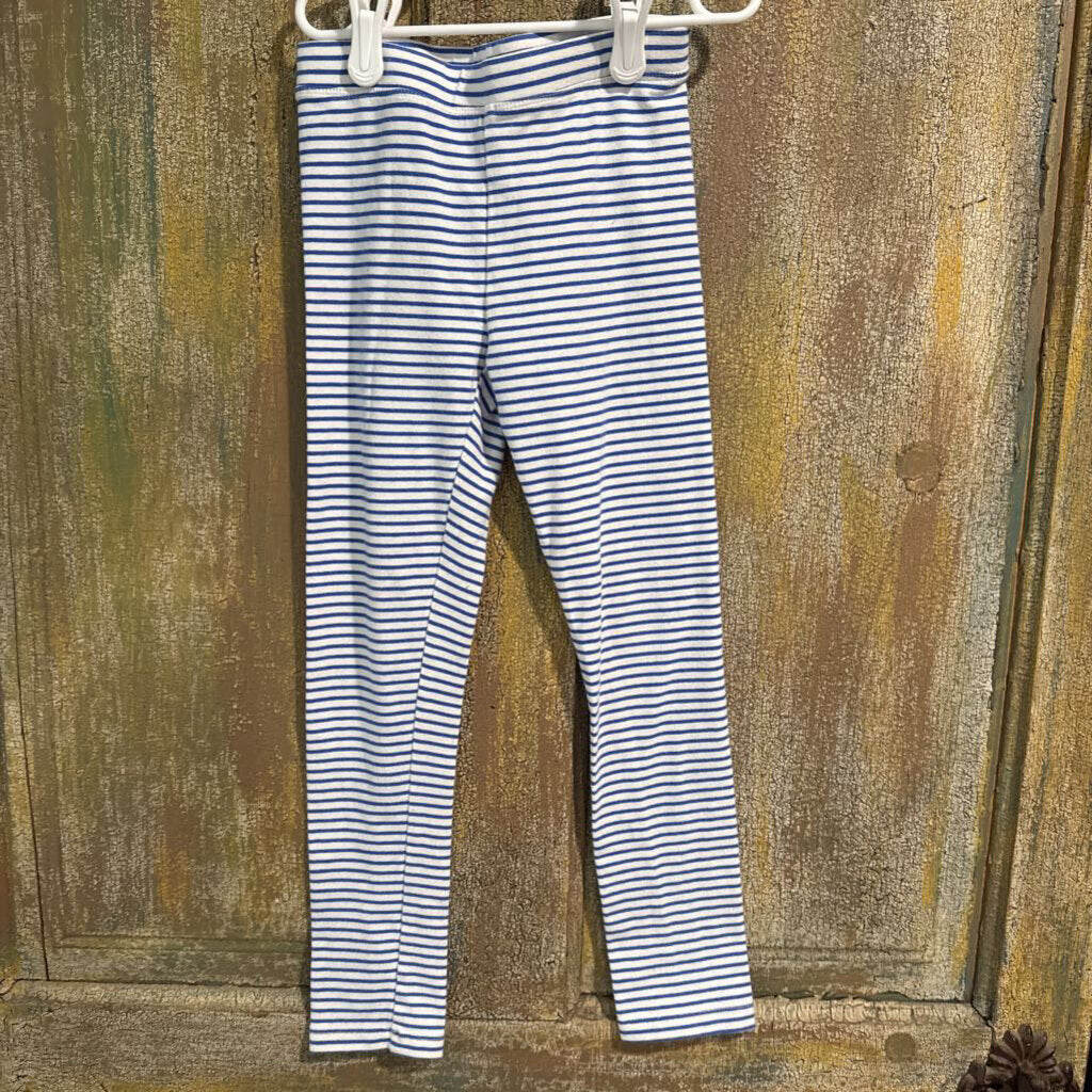 blue stripe leggings